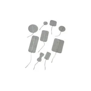 Patterson Medical - PALS - 2351 - Pals Platinum Electrodes 2" Round, Stainless Steel Knit Fabric, Reusable