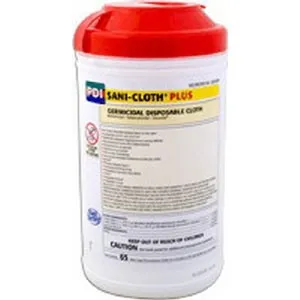 PDI - Professional Disposables - Sani-Cloth - From: Q85084 To: Q89072 - Professional Disposables Sani Cloth Plus Sani Cloth Plus Surface Disinfectant Cleaner Premoistened Germicidal Manual Pull Wipe 160 Count Canister Alcohol Scent NonSterile