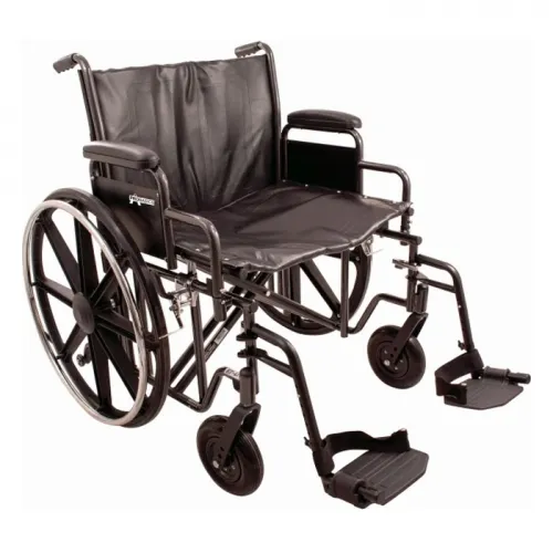 PMI - Professional Medical Imports - ProBasics - WC72820DS - ProBasics K7 Extra Heavy Duty Wheelchair, 28" x 20", 600lb Weight Capacity.