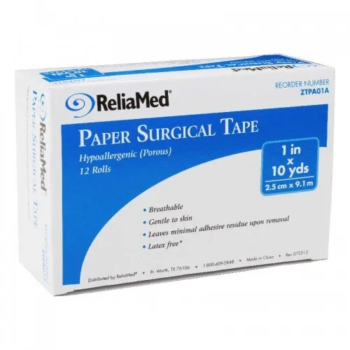 Cardinal Health - Reliamed - PA01 - Med  Essentials Paper Surgical Tape 1" x 10 yds.