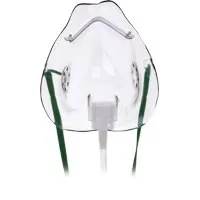 Medline - Hudson RCI - HUD1035 -  Oxygen Mask  Elongated Style Pediatric Adjustable Head Strap / Nose Clip
