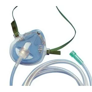 Medline - From: 1930 To: 1935 - Industries Medium Concentration Oxygen Mask, Elongated with Universal Tubing Connector