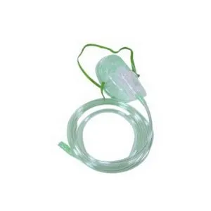 Medline - HUD1940 - Industries Multi Vent Adult Oxygen Mask with Universal Tubing Connector