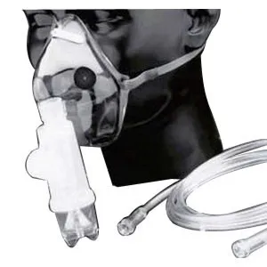 Salter Labs - From: 1107 To: 1107-0-50 - Pediatric, valved, englongated aerosol mask with elastic head strap. (no connecting tube, or nebulizer).