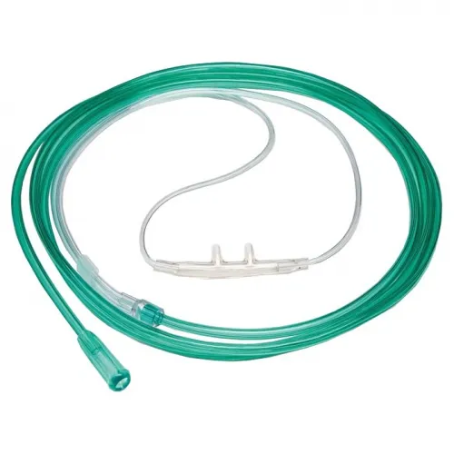Salter Labs - 1600HF-7-25 - Adult High-Flow Cannula with Facepiece, Green, 7'