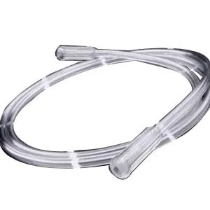 Salter Labs - Oxygen Tube - 2030-30-20 -  Oxygen supply tube, 30', 3 channel safety tubing, latex free. Ribbed end piece with rounded and tapered edges. When uncoiled, tubing remains straight. No "memory", clear tubing.