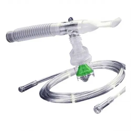 Salter Labs - 8902-7-50 - Hand held nebulizer with 7' supply tube. Latex-free. Removable "cone" design color coded. Scalloped, bottom cuff design.