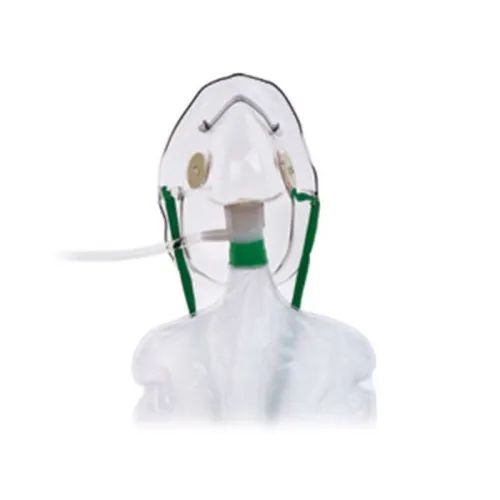 Bound Tree Medical - 30052 - Curaplex Oxygen Mask, Adult, Elongated, Total Nrb W/o Vent, Reservoir Bag, 7 Ft Tubing 50ea/cs