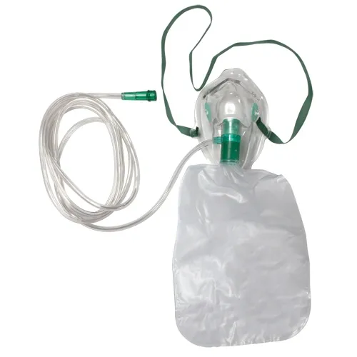 Bound Tree Medical - 30053 - Curaplex Oxygen Mask, Elongated, Pediatric, Partial Nrb W/vent, Reservoir Bag, 7 Ft Tubing 50ea/cs