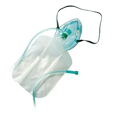 Bound Tree Medical - 87-2202EA - Curaplex Oxygen Mask, Pediatric, Elongated, High Conc, Total Nrb, Reservoir Bag, Tubing