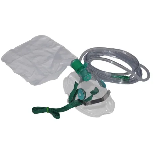 SAM Medical - From: 87-2101EA To: 87-2201 - Bound Tree Medical Curaplex Oxygen Mask, Adult, Elongated, High Conc, Partial Nrb, Reservoir Bag, 7 Ft Tubing 50ea/cs
