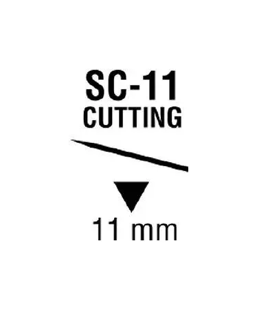 Medtronic / Covidien - SG-604 - COVIDIEN SUTURE PLAIN GUT ABSORBABLE SUTURE 4-0 18" SC-11 (BOX OF 36)