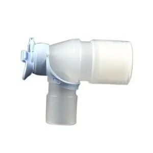 Smiths Medical Asd - Pneupac - 525450 - Pneupac nonsterile standard single swivel adapter, angled 15 mm termination.