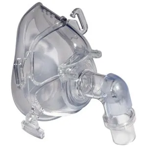 Sunset Healthcare Solutions - Sunset Classic - From: CM007L To: CM007S -  Classic Full Face CPAP Mask with Headgear, Large, Soft Medical Silicone, Dual swivel Elbow