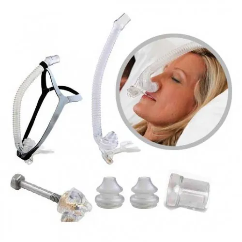 Sunset From: CM024 To: CM024MP - Airway Management TAP Nasal Pillow Mask - With Headgear AirWay TapPap Mouthpiece