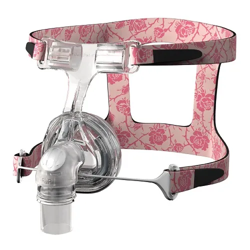 Sunset - Zest - From: CMLADYZESTQ To: CMLADYZESTQPET - F&P Lady Q Nasal CPAP Mask Regular Includes Nasal interface Fully assembled with Headgear