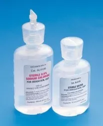 Vyaire Medical - AirLife - AL4109 -  Dualtop Bottle 0.9% Sodium Chloride, 100mL
